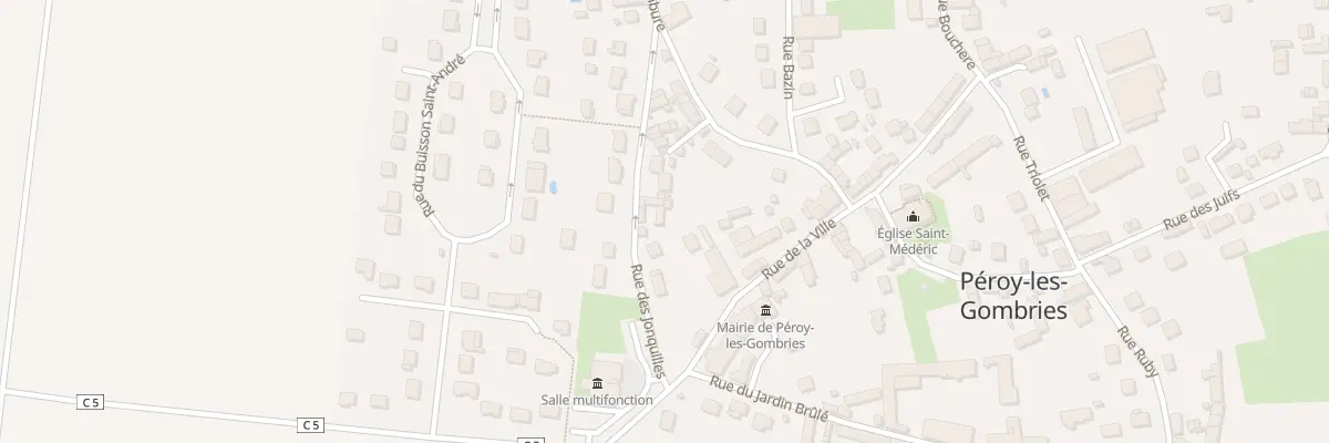 Plan du 120 Rue des Jonquilles à Péroy-les-Gombries