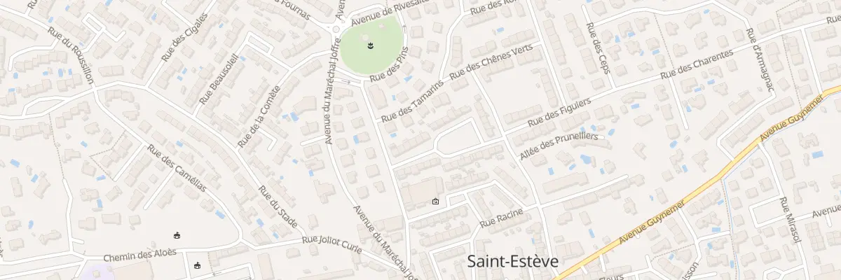 Plan du 9 Rue des Amandiers à Saint-Estève