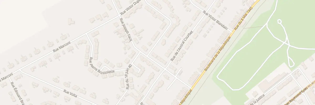 Plan du 2 Rue Joseph Facq à Vendin-le-Vieil