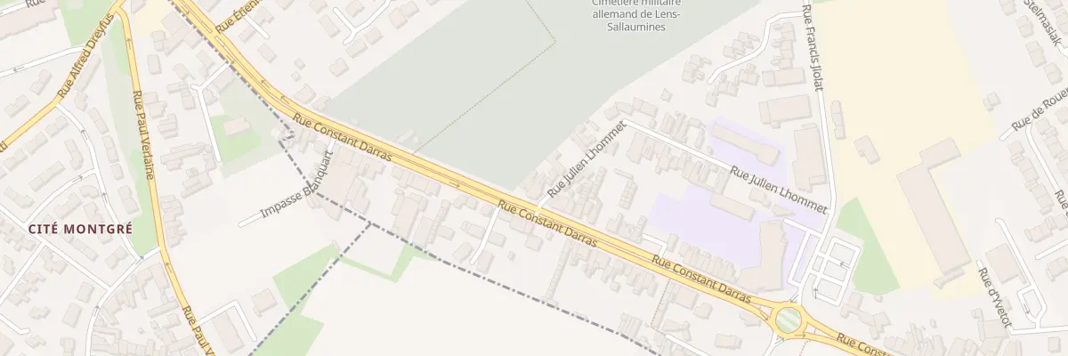 Plan du 5 Rue Constant Darras à Sallaumines
