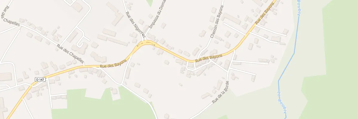 Plan du 88 Rue des Bayons à Saint-Éloy-les-Mines