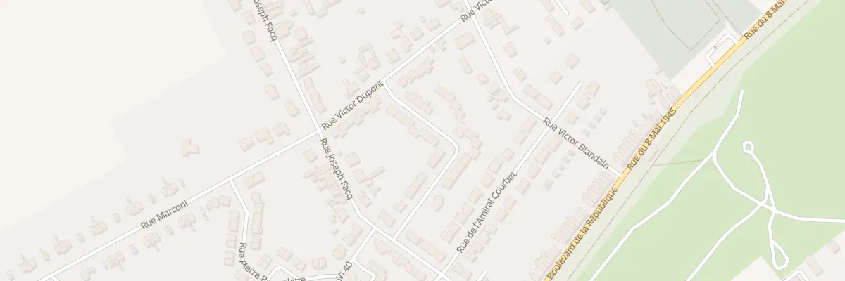 Plan du 10 Rue Georges Clémenceau à Vendin-le-Vieil