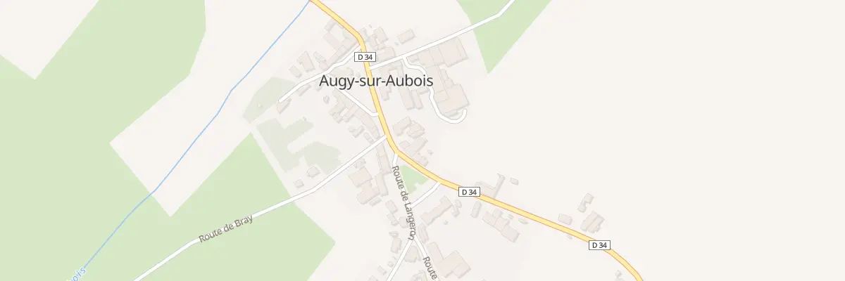 Plan du 45 Le Bourg à Augy-sur-Aubois