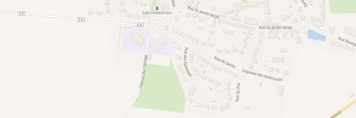Plan du 34 Rue des Epinettes à Péroy-les-Gombries