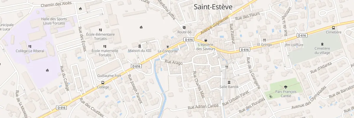 Plan du 11 Rue Arago à Saint-Estève