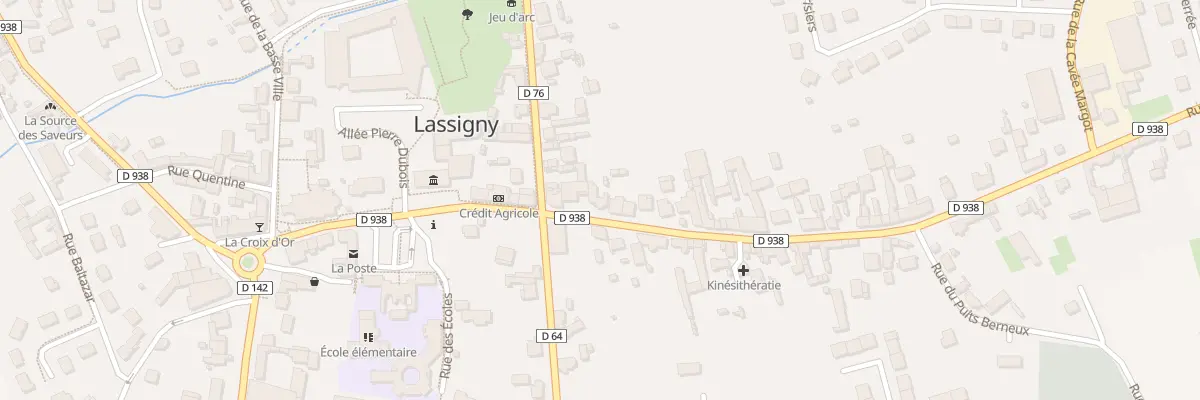 Plan du 5 Rue de la Maladrerie à Lassigny