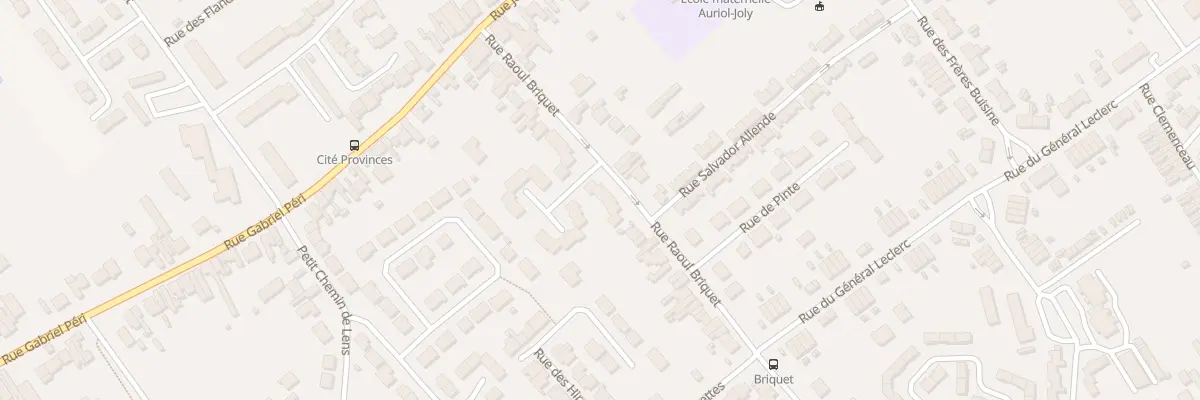 Plan du 24 Rue Raoul Briquet à Wingles