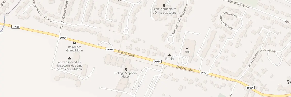 Plan du 54 Rue de Paris à Saint-Germain-sur-Morin