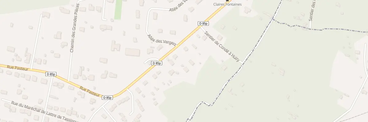 Plan du 156 Rue Pasteur à Condé-Sainte-Libiaire
