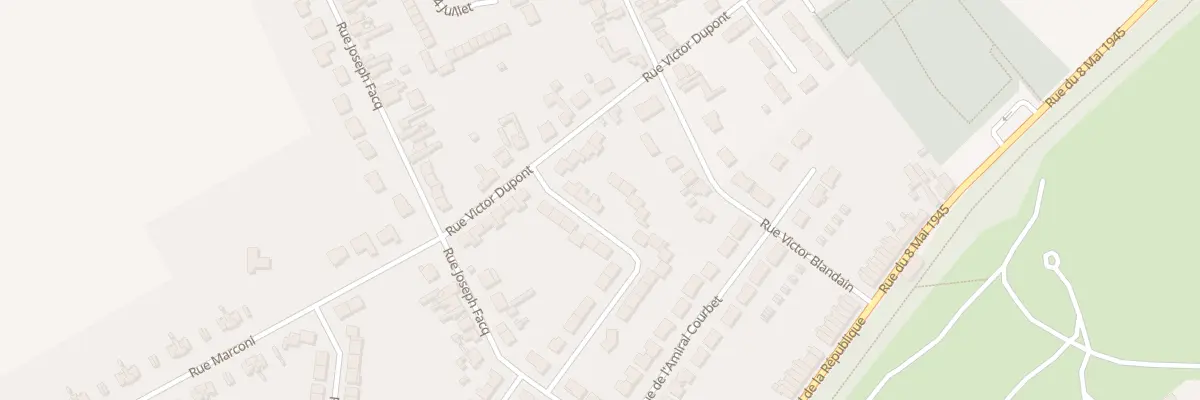 Plan du 5 Rue Georges Clémenceau à Vendin-le-Vieil