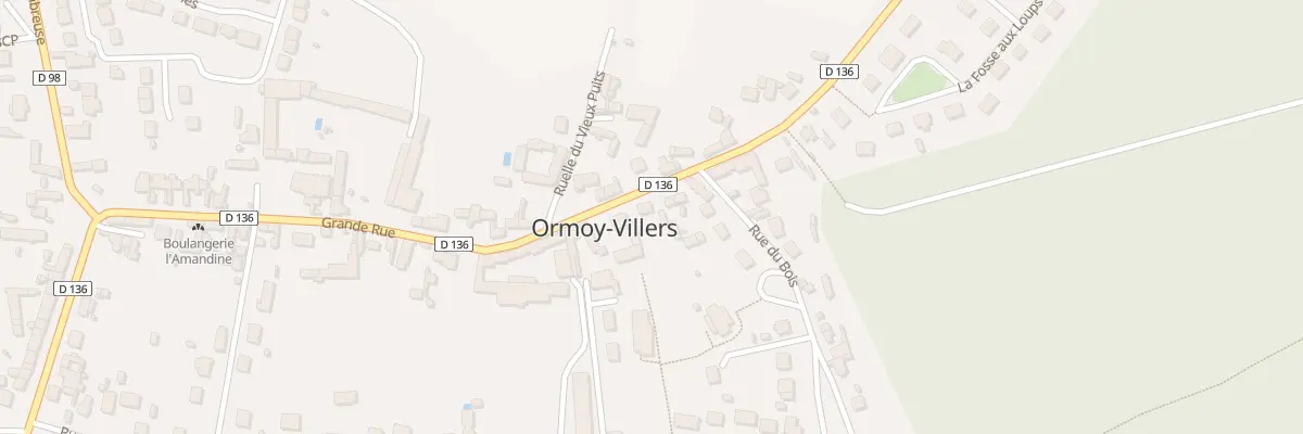 Plan du 30 Gr Grande Rue à Ormoy-Villers