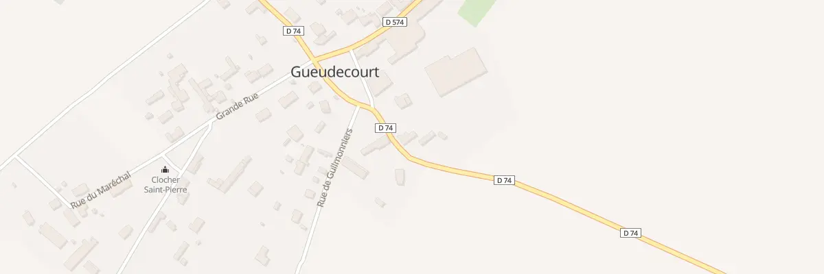 Plan du 5 Rue de Lesboeufs à Gueudecourt