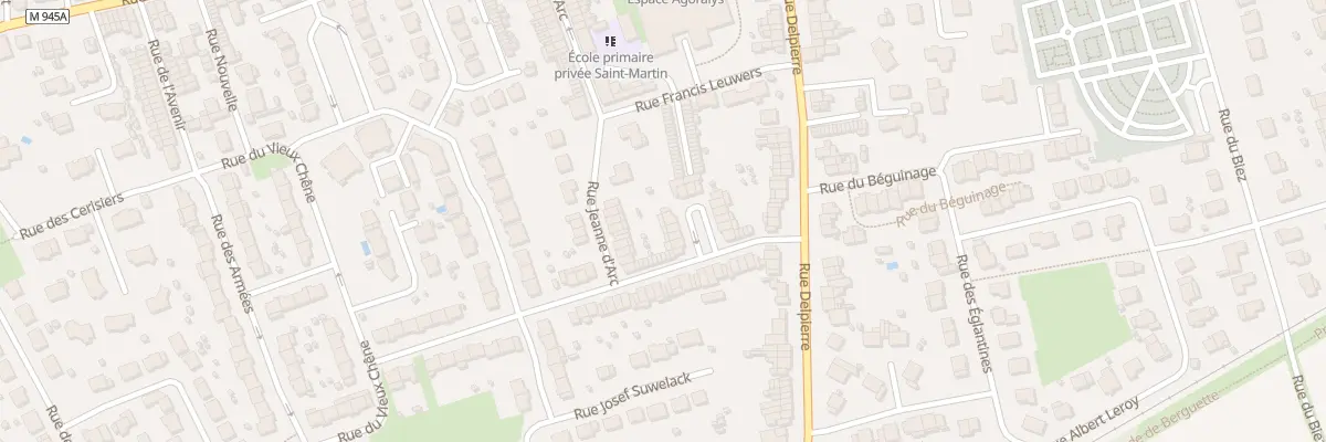 Plan du 14 Rue de la Grande Plaine à Erquinghem-Lys