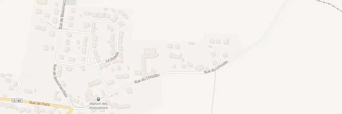 Plan du 21 Rue du Limodin aux Chapelles-Bourbon