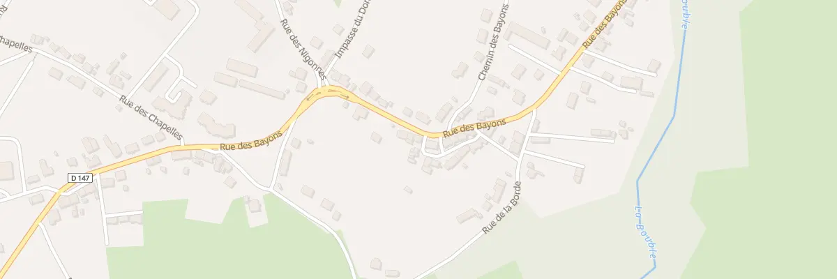 Plan du 92 Rue des Bayons à Saint-Éloy-les-Mines