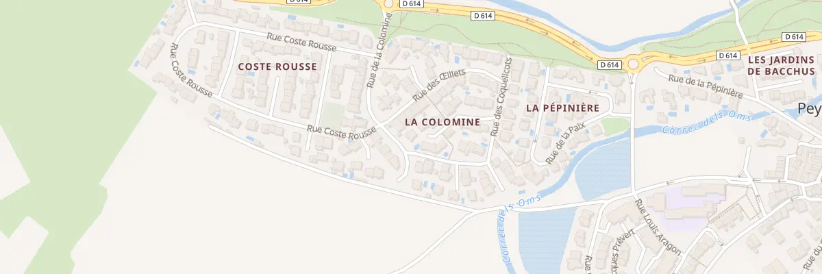 Plan du 13 Rue des Camélias à Peyrestortes