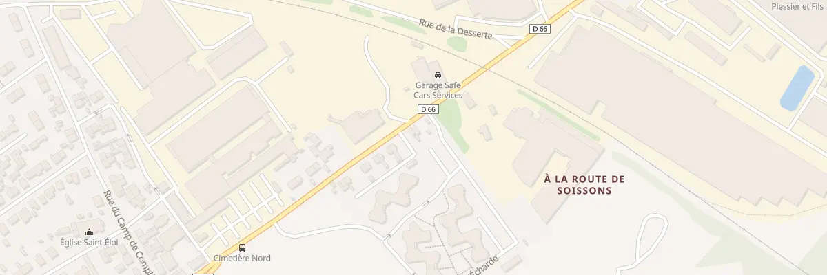 Plan du 5T Rue Bataillon de France à Compiègne