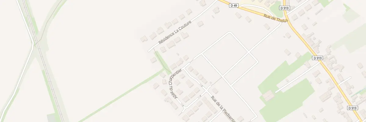 Plan du 23 All du Charpentier à Bailleul-Sir-Berthoult