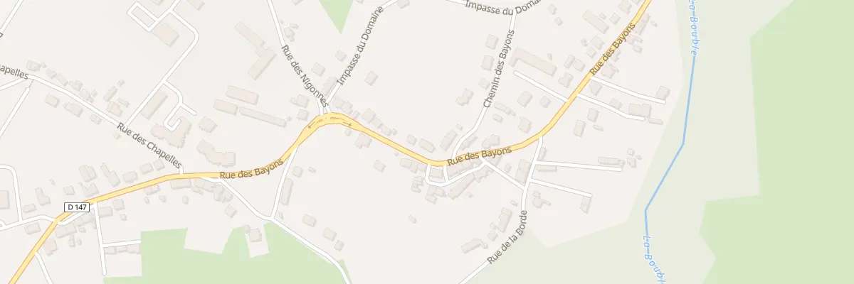 Plan du 69 Rue des Bayons à Saint-Éloy-les-Mines