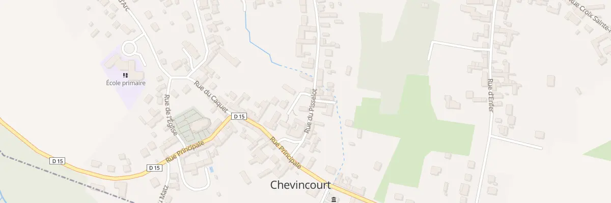 Plan du 72 Rue du Pisselot à Chevincourt