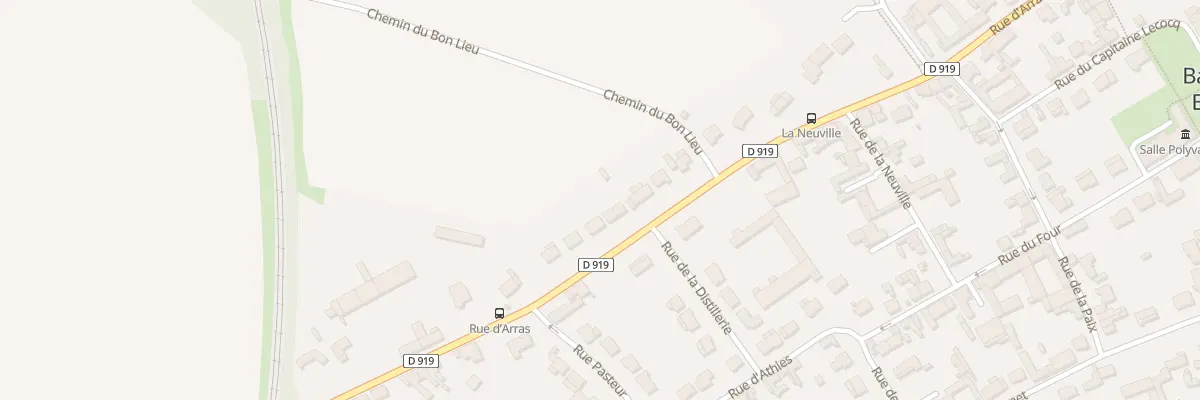 Plan du 536 Rue d’Arras à Bailleul-Sir-Berthoult