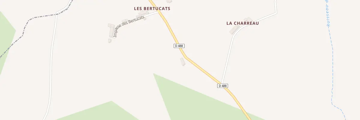 Plan du 1 Les Bertucats à Louroux-de-Beaune
