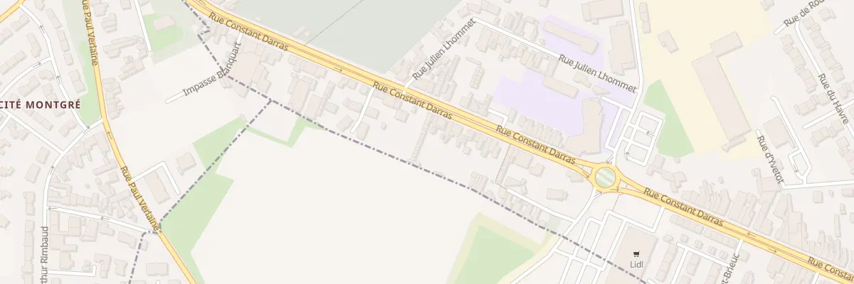 Plan du 54 Rue Constant Darras à Sallaumines