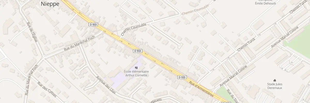 Plan du 457 Rue d’Armentieres à Nieppe