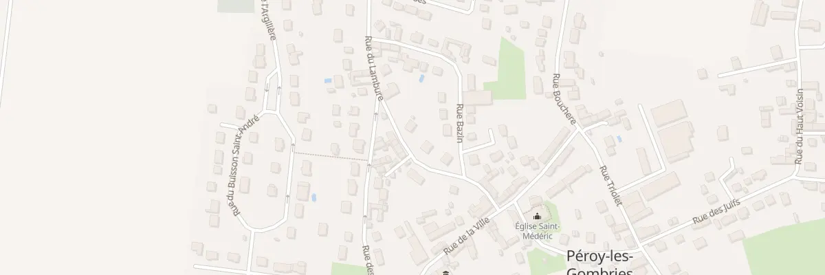 Plan du 9 Rue du Lambure à Péroy-les-Gombries