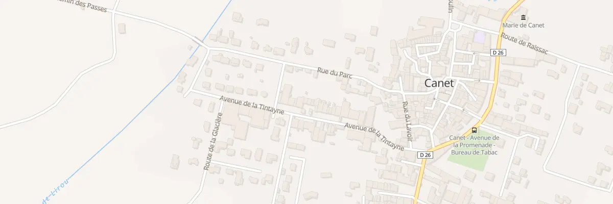 Plan du 32 Av de la Tintaine à Canet
