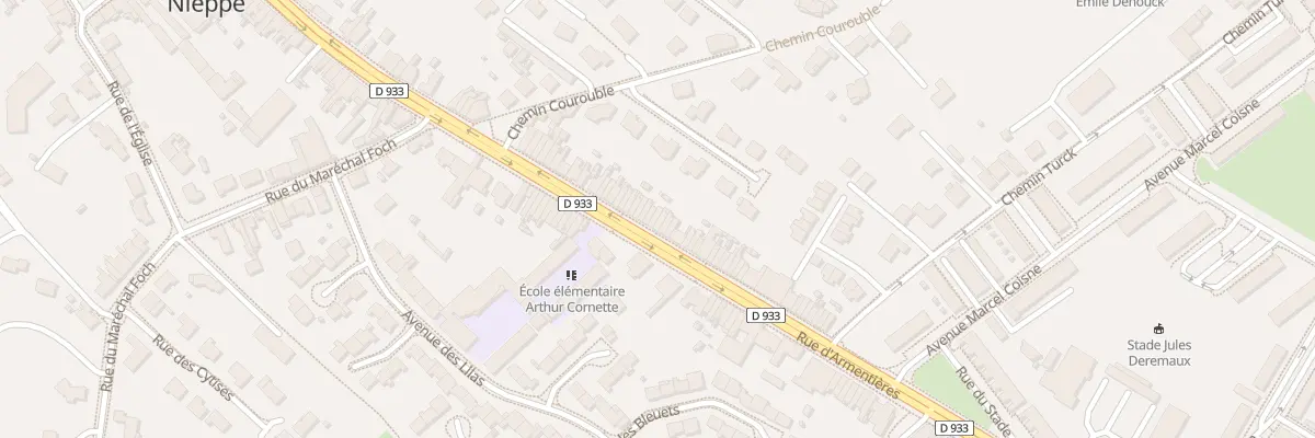 Plan du 465 Rue d’Armentieres à Nieppe