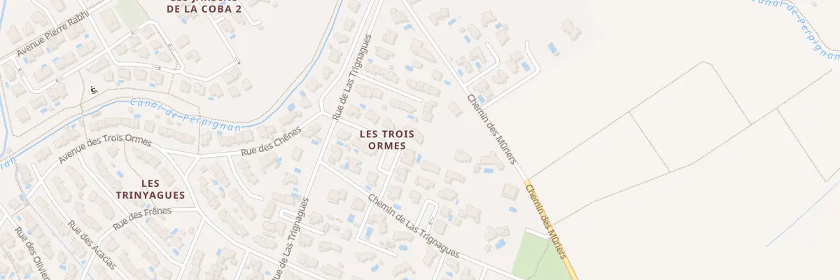 Plan du 9 Rue de la Solana à Canohès