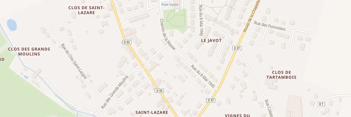 Plan du 13 Rue du 8 Mai 1945 à Châtillon-Coligny