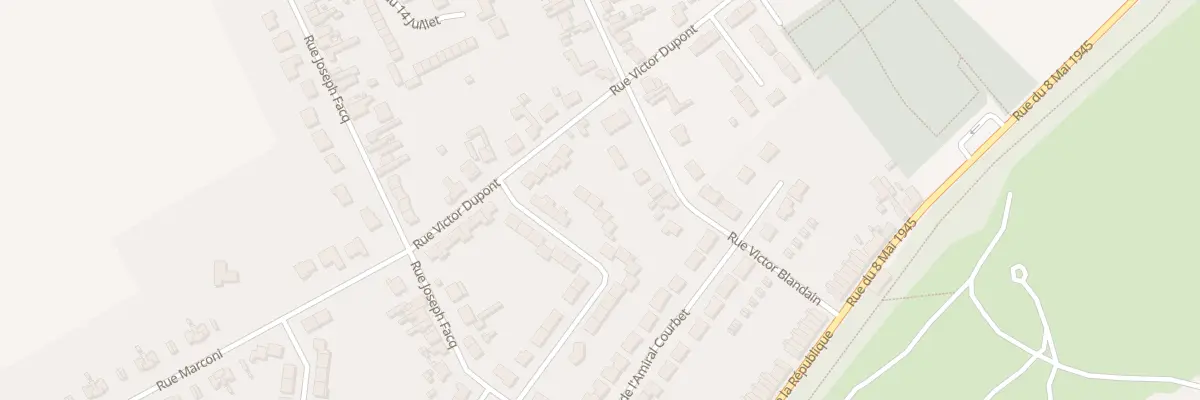 Plan du 9 Rue Georges Clémenceau à Vendin-le-Vieil