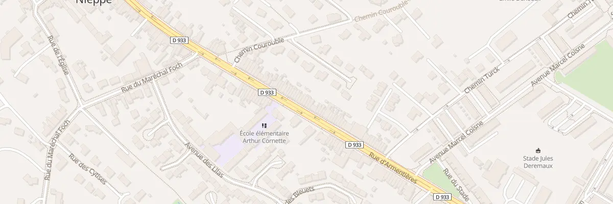Plan du 469 Rue d’Armentieres à Nieppe