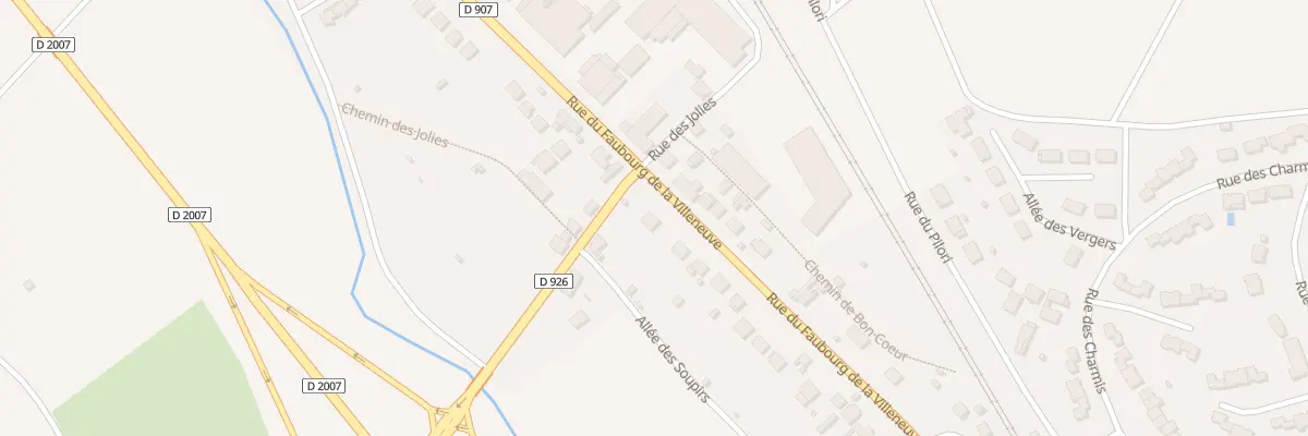 Plan du 67 Rue du Faubourg Villeneuve à Bonny-sur-Loire