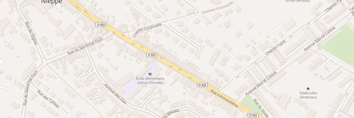 Plan du 473 Rue d’Armentieres à Nieppe