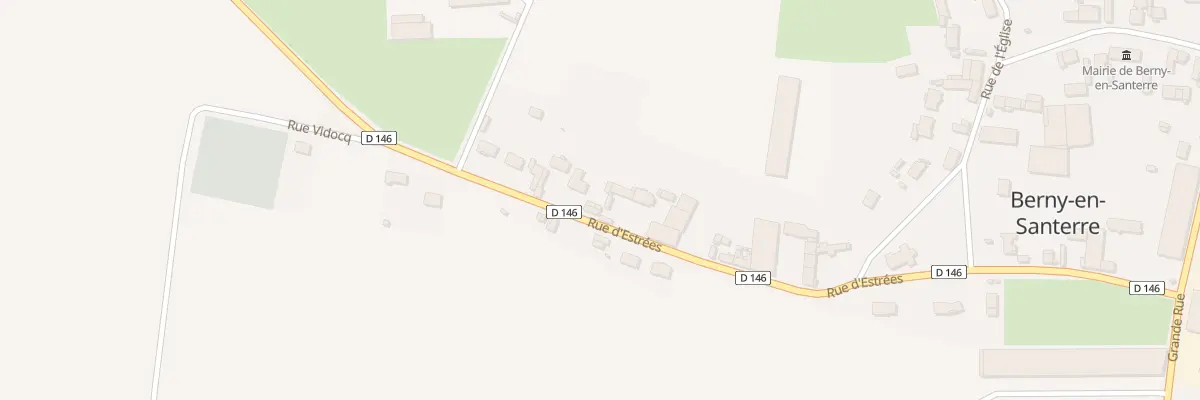 Plan du 16 Rue d’Estrées à Berny-en-Santerre