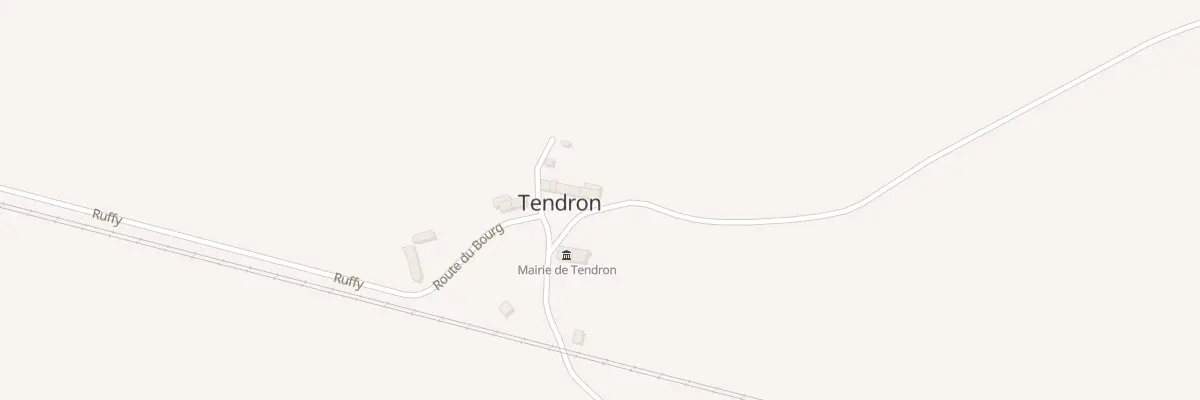 Plan du 20 Le Bourg à Tendron