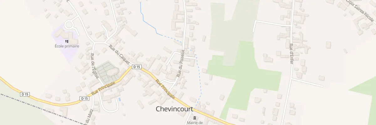 Plan du 79 Rue du Pisselot à Chevincourt