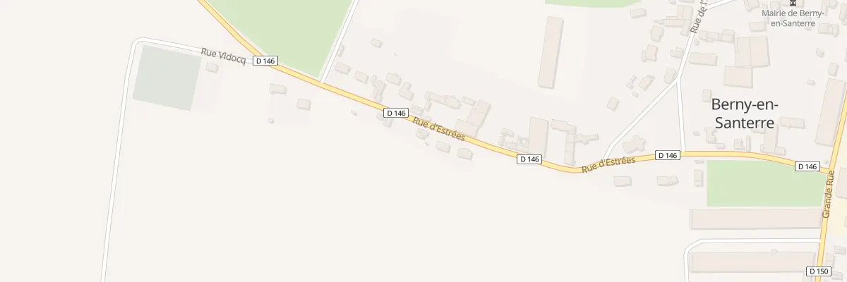 Plan du 9B Rue d’Estrées à Berny-en-Santerre