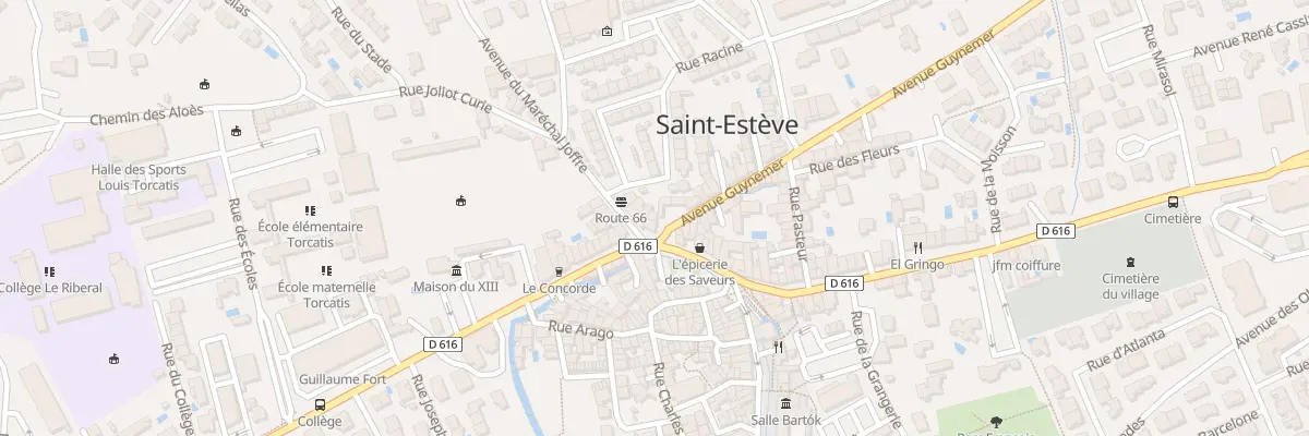 Plan du 2 Av Mal Joffre à Saint-Estève