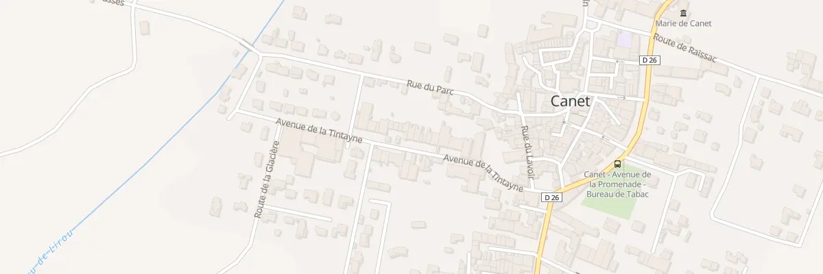 Plan du 26 Av de la Tintaine à Canet