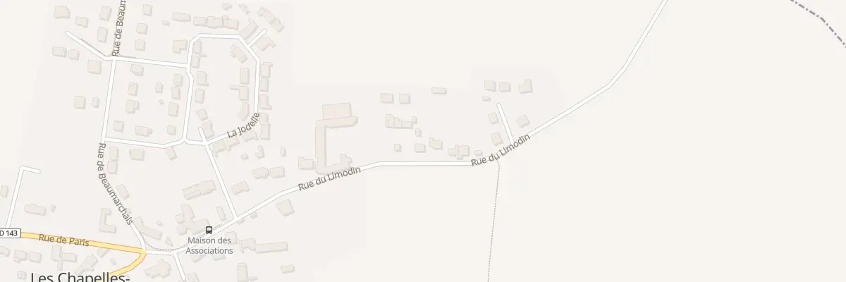 Plan du 29 Rue du Limodin aux Chapelles-Bourbon