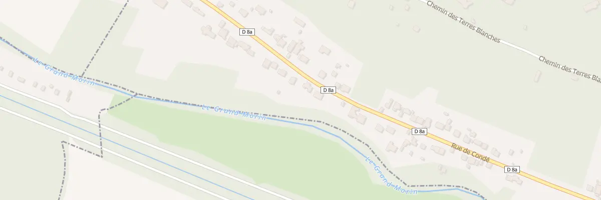 Plan du 889 Rue de Condé à Couilly-Pont-aux-Dames
