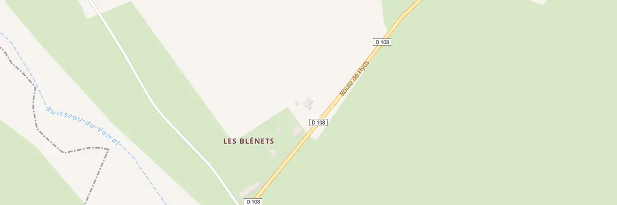 Plan du 2 Les Blenets à Louroux-de-Beaune