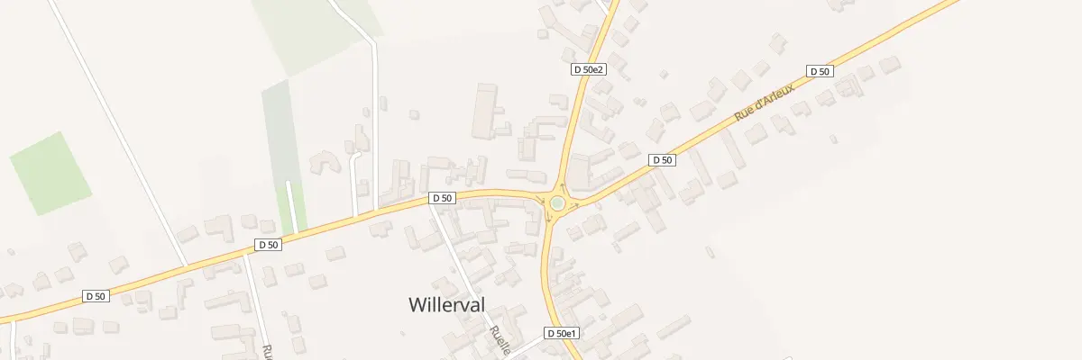 Plan du 1 Rue de Farbus à Willerval