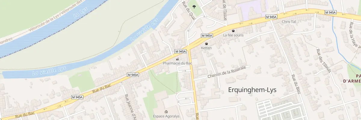 Plan du 31 Rue du Bac à Erquinghem-Lys