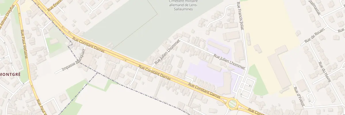 Plan du 17 Rue Constant Darras à Sallaumines