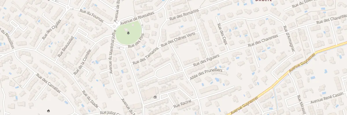 Plan du 25 Rue des Amandiers à Saint-Estève
